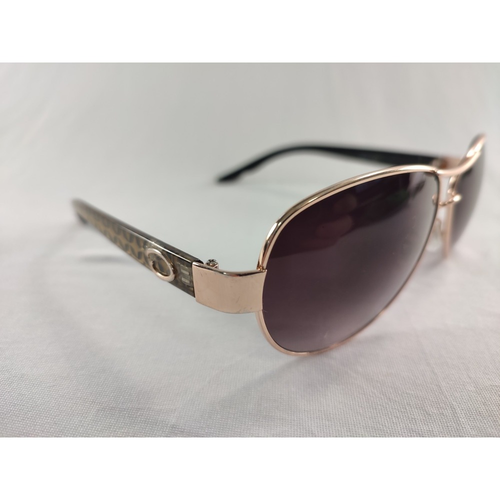 Oscar de la Renta Mod. 3020 Gold Aviator Sunglasses Brown Gradient Lenses‎